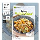 Nr. 17, 5.472 Likes, April 2025. "Crispy Potato Salad" Airfryer Rezept. Drei Portionen, 30 Minuten. Bild eines Kartoffelsalates.