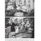 "Verrückte Suppe" oben. Zwei Illustrationen von Familien, umgeben von Natur und Gebäuden, Text beschreibt genealogische Mischungen.