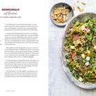Buchweizensalat mit Brokkoli für 2 Personen in 25 Min. Rezeptseite links, rechts farbenfroher Salat in Schale.