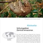 Vorderseite: 19 Februar, Freitag. Schutzgebiet Zentral-Amazonas, Brasilien. Rückseite: Schutzgebiet Zentral-Amazonas.