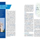 "Tirana und die Landesmitte" als Titel, beschreibt kulturelle, wirtschaftliche Zentren Albaniens. Enthält Texte über Orte und Geschichte. Rechts eine Karte.