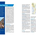 "Provinz Potenza. Fläche: 6594 km²; Einwohner: 388.764 (Stand 2025); Bevölkerungsdichte: 51 Einwohner pro km²; Gemeinden: 100." 
Karte von Italien mit markierter Lage der Provinz Potenza.