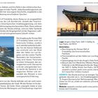 Titel: Großraum Los Angeles und Umgebung. Text über Korean Bell of Friendship. Bild der Glocke bei Sonnenuntergang.