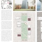 Titel: Bauten und Projekte // Bauhaus Museum, Dessau. Text beschreibt architektonische Horizonte und Raumkonzepte.