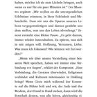 Seite eines Buchs mit Text über Lebensfreude, Erinnerungen, Hoffnung; Komponist spricht über Verbindung, Religion, Kultur.