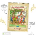 Großer Wandkalender "Der 100-jährige Kalender" von 2027; Szene mit Menschen in historischer Kleidung im Garten.