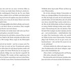 Seite 16 und 17 aus einem Buch, Text über einen mythologischen Hund, eine Königin, einen Frostjahrmarkt und Schlittschuhfahren.