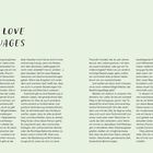 "NEUE LOVE LANGUAGES" ist der Titel. Eine Illustration zeigt drei Eiskugeln in einer Waffel, mit Streuseln und Kirsche oben.