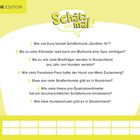 Fragen zur Hunde-Edition von "Schätz mal!" mit Themen wie Vermögen von Schäferhund, Spürsinn, Postboten und Hundefans.