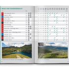 Touren #36 bis #50 mit Angaben zu Höhenmetern und Zeiten. Fotos: See in Berglandschaft, Talansicht.