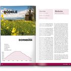 Wandern im Bregenzerwald: BÖDELE. Rundtour ab DORNBIRN. Wandertour 12,4 km; 715 Höhenmeter; 4:30 Dauer; Schwierigkeit: mittel. Anreise: Feldkirch Bahnhof, Dornbirn. Rückreise: gleich.