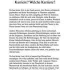 4 Karriere? Welche Karriere? Eine sarkastische Betrachtung des beruflichen Scheiterns und der Vermeidung von Erfolg.