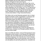 Text erklärt den Menstruationszyklus, Hormonsteuerung und Ovulation. Durchschnittliche Länge: 28 Tage, teils variabel.