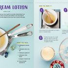 "DAY DREAM LOTION", Anleitung zur Herstellung. Zutaten: Kokosöl, Aloe Vera, Jojobaöl, Sheabutter, Vitamin E, Lavendelöl.