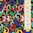 Text: Mo 06 Nikolaus, Di 07, Mi 08 Maria Empfängnis (A), Do 09, Fr 10, Sa 11, So 12 3. Advent. Unten: 49 Dez.

Beschreibung: Ornamentales Muster mit bunten Blumen und Blättern.