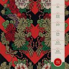 Die rechte Seite zeigt Wochentage und Daten, darunter: Mo 20, Di 21, Mi 22, Do 23, Fr 24, Sa 25, So 26. Hintergrund: florales Muster.