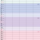 November 2027, mehrfarbiger Kalender, Wochen 44 bis 48, Notizenbereich unten, Feiertage markiert.