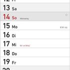 Kalenderseite für November 2027 mit Feiertagen: Allerheiligen am 1., Martinstag am 11., Totensonntag am 21., 1. Advent am 28.