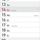 Kalender von November 2027, mit Feiertagen wie Allerheiligen, Volkstrauertag und Totensonntag. Wochentage sind gelistet.