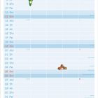 "Dezember", "Name", "2. Advent", "Nikolaus", "Mariä Empfängnis", "Weihnachten", "Winteranfang", unten Illustration: gallisches Dorf.