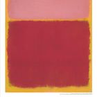 Kalendertage: 1 bis 30, Monat: 11, DUMONT. Abstrakte Kunst mit zwei roten Rechtecken auf gelbem Hintergrund.