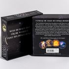 Schwarze Schachtel mit Texten über den Dunkelmond und Karten. Enthält magische und spirituelle Aspekte. Astronomische Motive.