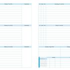Unterrichtswoche, Montag, 27. Juli 2026 bis Sonntag, 2. August 2026, mit Spalten für Stunden, Klasse, Fach und Termine/Notizen.