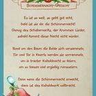 Ein Gedicht über die Schimmernacht, mit Kobolden, die feiern. Oben ein Banner mit der Zahl 20 und einem Kobold-Illustration.
