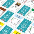 Spielkarten mit türkischem Text, darunter "Tapu Senedi" und Städtenamen. Design erinnert an Monopoly.