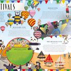 **Festivals**  
Illustration zeigt bunte Heißluftballons, feiernde Menschen und Festivalmotive.