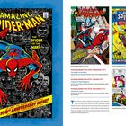"The Amazing Spider-Man", "The Spider or the Man?", "A Monster Called Morbius!", "Vampire at Large!" Comics mit Spider-Man.