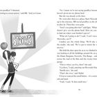 Zu sehen ist eine Illustration einer Person mit Afro, die einen Bowlingball hochhält. Daneben hängt ein Schild mit der Aufschrift „STRIKE!“.