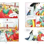 Comic mit asiatisch inspirierten Figuren, darunter ein gestresster Meereskönig. Dialoge über Tee und einen Affen. Seitenzahlen 12, 13.