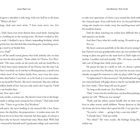 Seitenzahlen: 10 und 11. Titel: "Laura Piper Lee". Überschrift: "Zoe Brennan, First Crush". Text handelt von familiären Angelegenheiten.