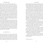 Auf den Seiten 16 und 17 von „WAR AND PEACE“ von LEO TOLSTOY. Oben links: „WAR AND PEACE“. Oben rechts: „LEO TOLSTOY“. Kapitelüberschrift: „CHAPTER III“. Die Seiten beschreiben eine Szene aus einem Empfang bei Anna Pávlovna in Russland.