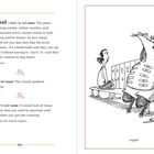 Texte: "next level", "Nike", "nipple". Illustration: Zwei Figuren sitzen auf einer Bank vor Schließfächern.