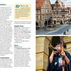 Seite mit touristischen Informationen über Rothenburg, inklusive Tipps, Sehenswürdigkeiten und Öffnungszeiten.