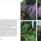 Text: "THERE ARE MANY REASONS..." Bilder: Verschiedene Blumen und Pflanzen, darunter Flieder und Wildblumen in einem Garten.
