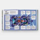 Die Illustration zeigt ein Boxenstopp-Szenario mit einem Rennwagen, umgeben von Mechanikern. Textfelder erklären die Schritte.