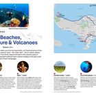 ITINERARIES: Bali Beaches, Culture & Volcanoes. Canggu, Ubud, Gunung Agung, Pulau Menjangan. Karte mit Route.