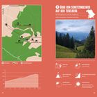 "13 Über den Schutzengelweg auf den Tegelberg. Distanz: 6,7 km; Wanderzeit: 3 Std. 30 Min.; Schwierigkeit: Mittel."