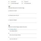 Aufgaben zum Satzbau im Französischen mit Entscheidungsfragen und Intonationsfragen. Seite 134.