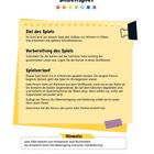 Titel: Silbenspiel.

Ziel: Kinder lernen Wortaufbau in Silben.

Vorbereitung: Karten schneiden, in Stoffbeutel legen.

Spielverlauf: 2-4 Spieler, Karten ziehen, Silben benennen, erklärend Punkte sammeln.

Hinweis: Silben haben mindestens zwei Buchstaben.