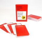 „Reclams Literatur-Quiz: Mord und Totschlag. Wer kennt die größten Verbrechen in der Literatur?“ Rote Karten und Schachtel.