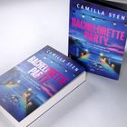 "CAMILLA STEN; BACHELORETTE PARTY; BESTE FREUNDINNEN, DIE LETZTE CHANCE AUF RACHE. Thriller." Buchcover mit Steg.