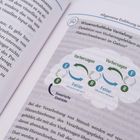 Wissenschaftliche Vertiefung: Detektion von Vorhersagefehlern auf verschiedenen Hierarchieebenen im Gehirn. Grafik mit Pfeilen.