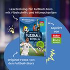 Lesetraining für Fußball-Fans, FIBELSCHRIFT. Buchcover mit Fußballspieler. Geprüft von "kicker Kids".