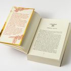 Rechts: "I. Kapitel", darüber "LINDEBALLE, JUNI 1915". Links: Text über die Namensfindung von LEGO, mit orangen Verzierungen.
