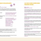 „Der Zug nach Schlafhausen“: Spielanleitung für Kinder ab 3 Jahren mit Trillerpfeife. „Als der kleine Wirbelwind geboren wurde“: Spiel für Kinder ab 5 Jahren mit bunten Tüchern.