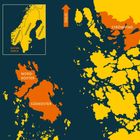 Eine Karte zeigt die "Koster-Inseln", "NORD-KOSTER", "SÜDKOSTER" und "STRÖMSTAD". Ein Pfeil weist nach "OSLO".